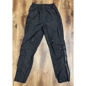 On Cloud Track Pants Mens Black Sz M Gym Workout Running Ankle Zip